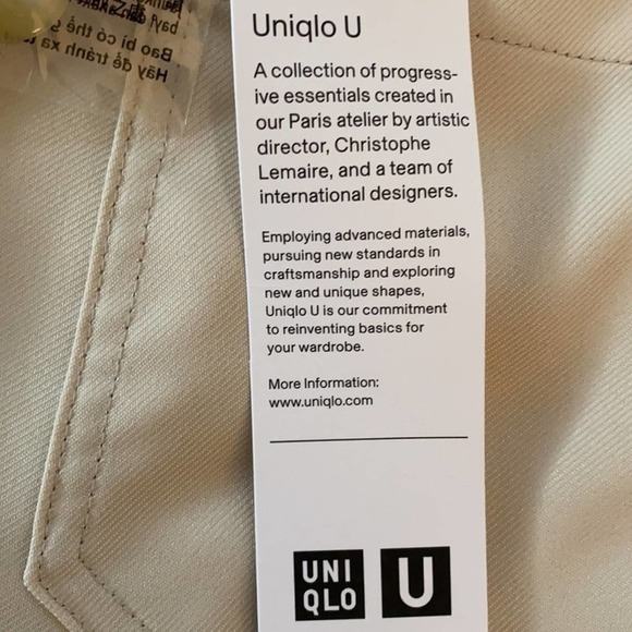 Uniqlo -  Women Twill Wide Pants - size 2 - Picture 4 of 8